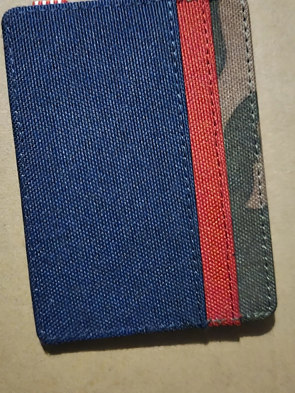 Herschel Supply Company Navy Card Card with Red Stripe